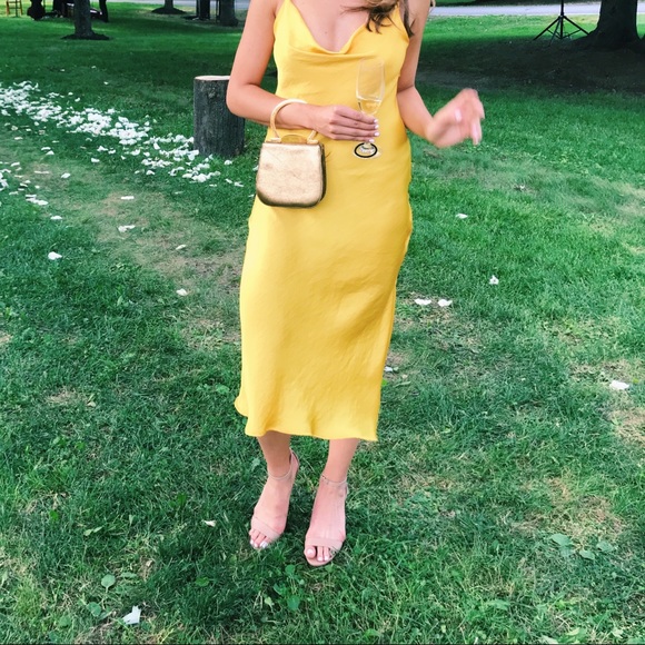 Topshop Dresses & Skirts - Top shop midi length slip dress.